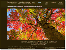 Tablet Screenshot of olympianlandscapesinc.com